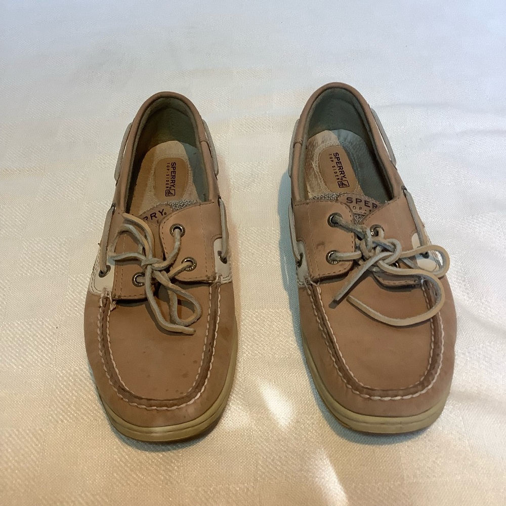 Sperry Tan Boat Shoes
